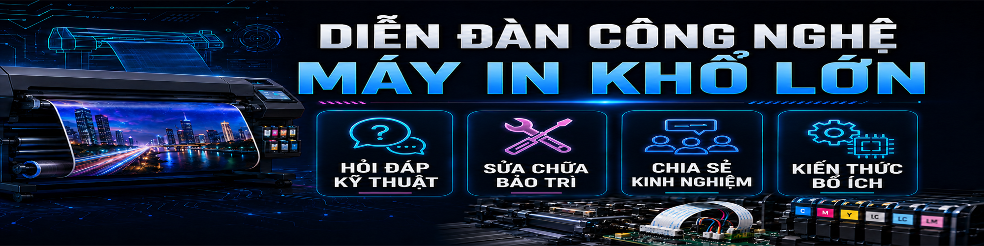 diễn đàn kỹ thuật máy in khổ lớn