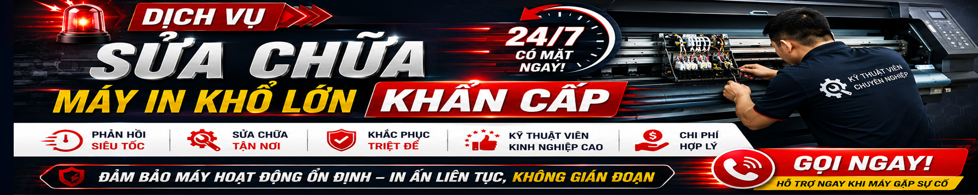dịch sửa chữa máy in khổ lớn khẩn cấp
